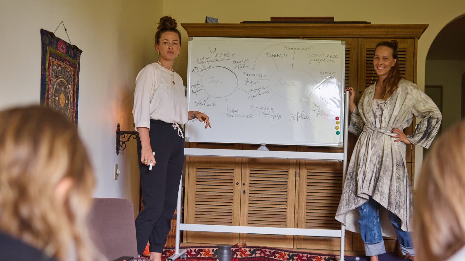 A workshop where entrepreneurs map out what success actually means to them